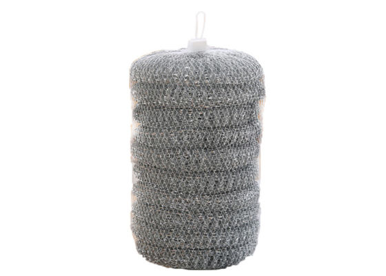 Largeur de nettoyage de fil de Pan Scrubber 8*8cm 40g 0.08-0.5mm de boule d'acier inoxydable de ménage