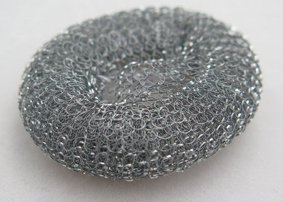 Boule de nettoyage argentée d'acier inoxydable de 25g 30g pour le ménage de cuisine