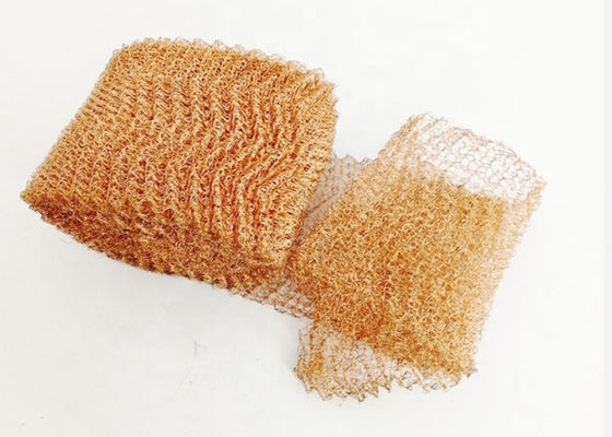 Le liquide de gaz a tricoté Mesh Roll Pest Control de cuivre 99% 0.18mm purs