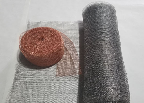 SS310 a tricoté le câblage cuivre Mesh Screen que 99% purs pour le trou de construction empêchent l'emboîtement d'oiseau