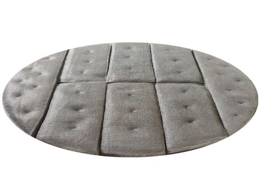 SS316L tricotent la largeur de Mesh Demister Mist Eliminator 500mm avec le trou irrégulier