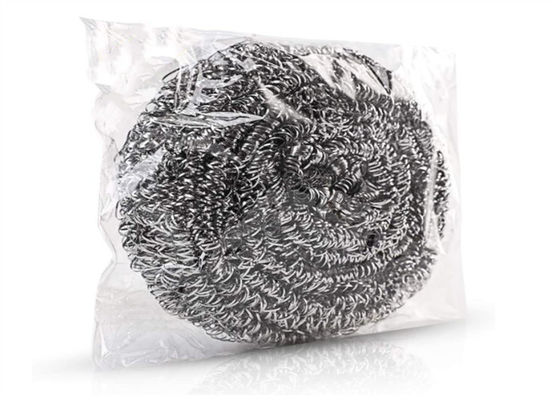 410 couleur de nettoyage résistante d'argent du diamètre 7cm de la boule 23g d'acier inoxydable