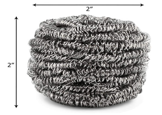 Épurateur de nettoyage fort 10g d'éponge d'acier inoxydable pour le plat/la rouille d'élimination