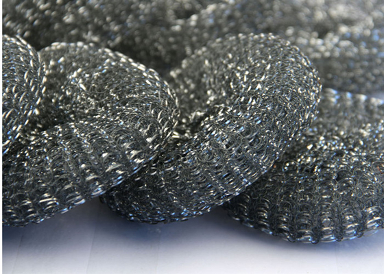 boule de nettoyage de cuisine de 5pcs 20Gram, OEM galvanisé d'acier inoxydable Mesh Scourer