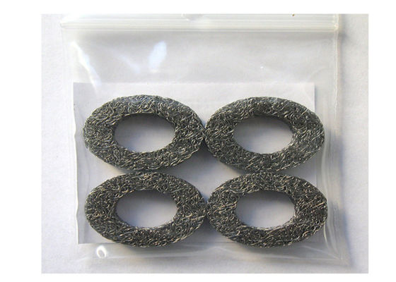 Trou rond tricoté d'acier inoxydable de Mesh Tape 25mm de fil de haute précision