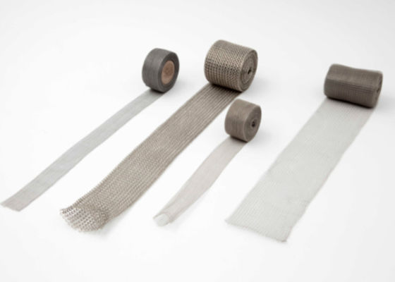 Fil tricoté de cuivre Mesh Tape Width 10-500mm 37mm 38mm Dia Sample Available