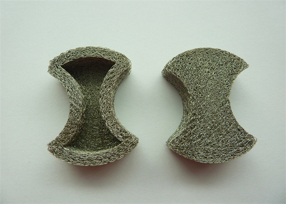 Noyau 35mm élastique tricoté ISO9001 plaqué de Mesh Washer Stainless Steel Wire 0.12mm de fil