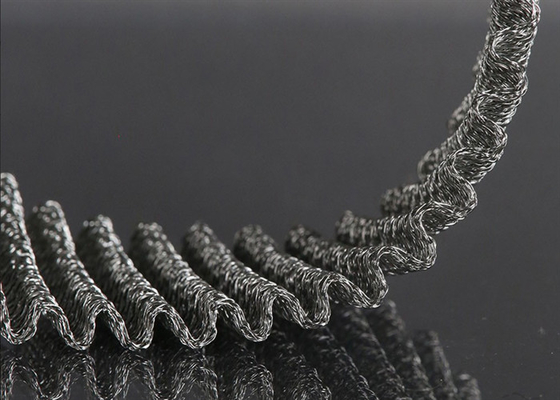 Adaptez le métal aux besoins du client 30mm a tricoté l'acier inoxydable Mesh Emi Shielding