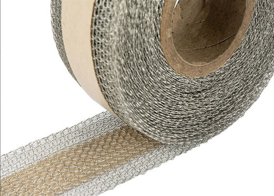 Largeur tricotée de Mesh Tape 25mm de fil d'acier inoxydable 304 316