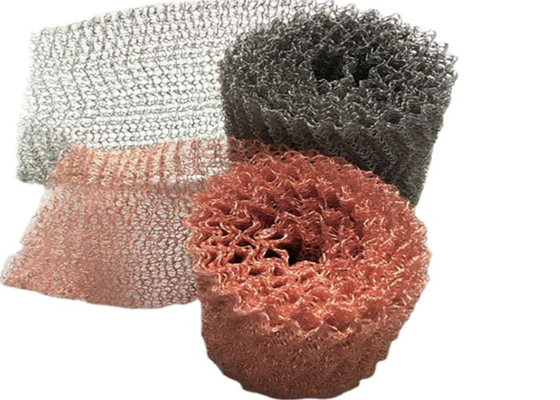 le fil tricoté par solides solubles Mesh Making Demister Pads And de 0.2mm a comprimé des garnitures