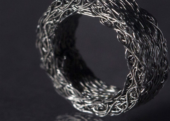 Le diamètre de haut niveau 25mm en métal a comprimé le fil tricoté Mesh For Automobile