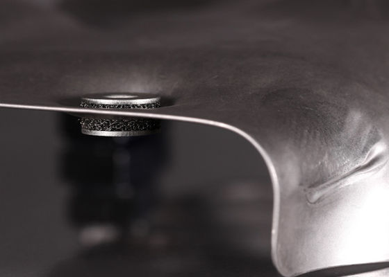 Filtre de treillis métallique tricoté blanc et argenté Résistance aux acides et aux alcalis et échantillonnage