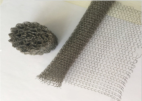 La largeur d'OEM 500mm a tricoté le grillage 304 316 d'acier inoxydable