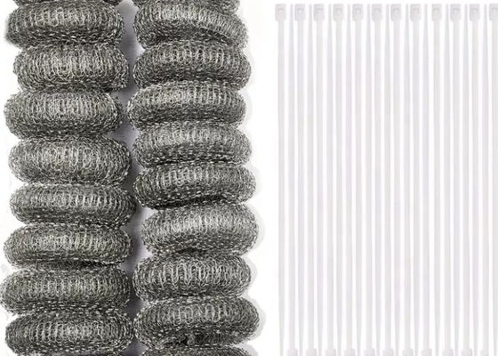 2.5CM rouleaux de treillis en acier inoxydable pour écrans