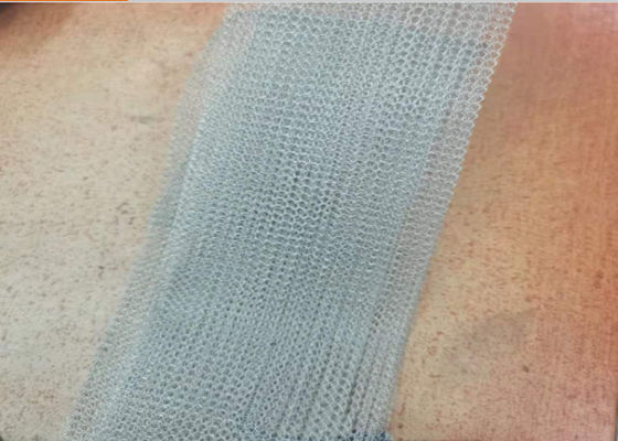 L'acier inoxydable 304 tricotent le fil Mesh With Ripple Corrugated