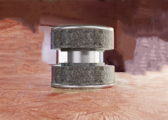 Épaisseur 10mm des amortisseurs Od29mm Id24mm de coussin en métal de Sus316l