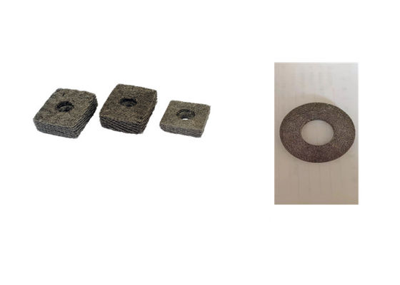 fil tricoté Mesh Gaskets d'acier inoxydable de l'épaisseur 10mm du diamètre 50mm pour le filtre