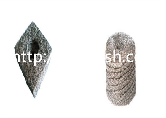 Stainless Steel Dia 13.5*9.5mm 316 Compressed Wire Mesh Filter Knitted Wire Mesh1μM Filtration Color Customized