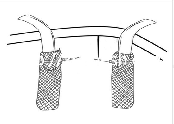 Joints tricotés Od1-200mm de grillage d'acier inoxydable de preuve d'huile pour le filtre industriel