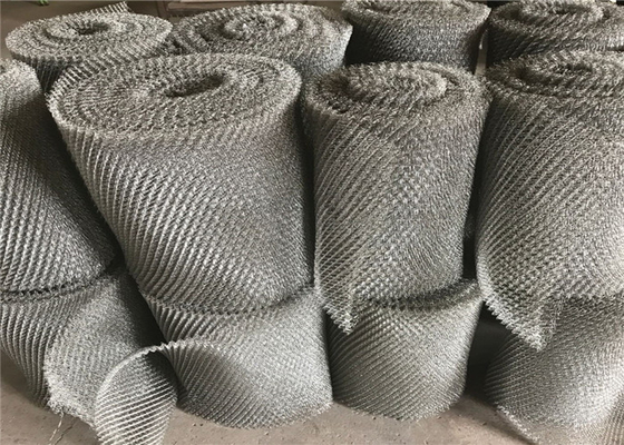 Largeur du grillage tricotée par nickel 4*5mm Mesh Hole 500mm pour le filtre liquide de gaz